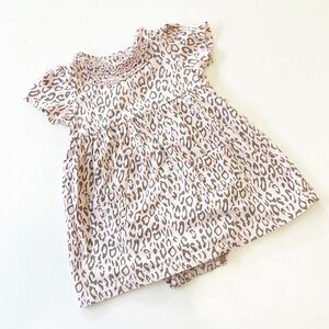 Carter’s baby girls pink animal print dress